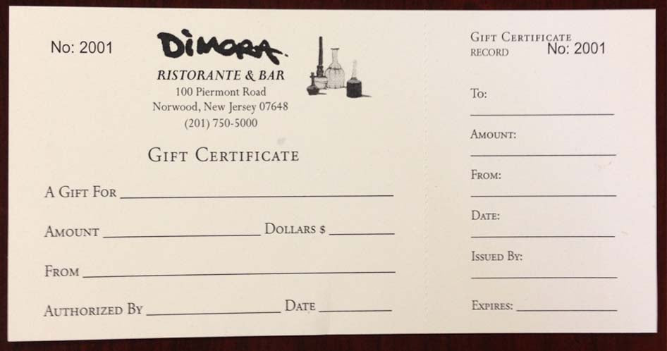 Gift Certificates